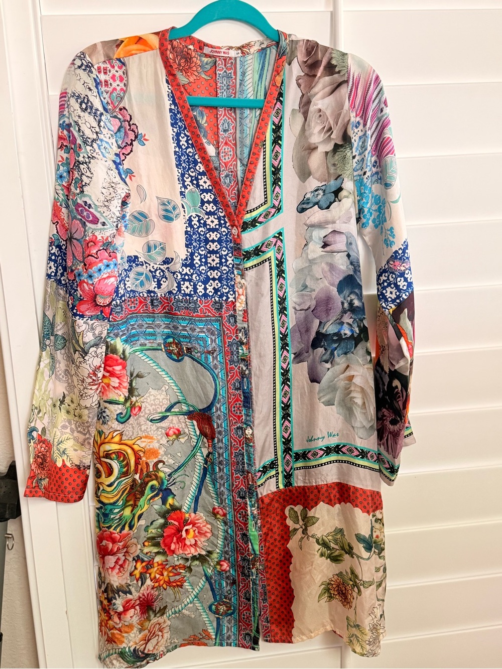 This Lovely Johnny Was can be worn as a shirt, jacket or tunic.